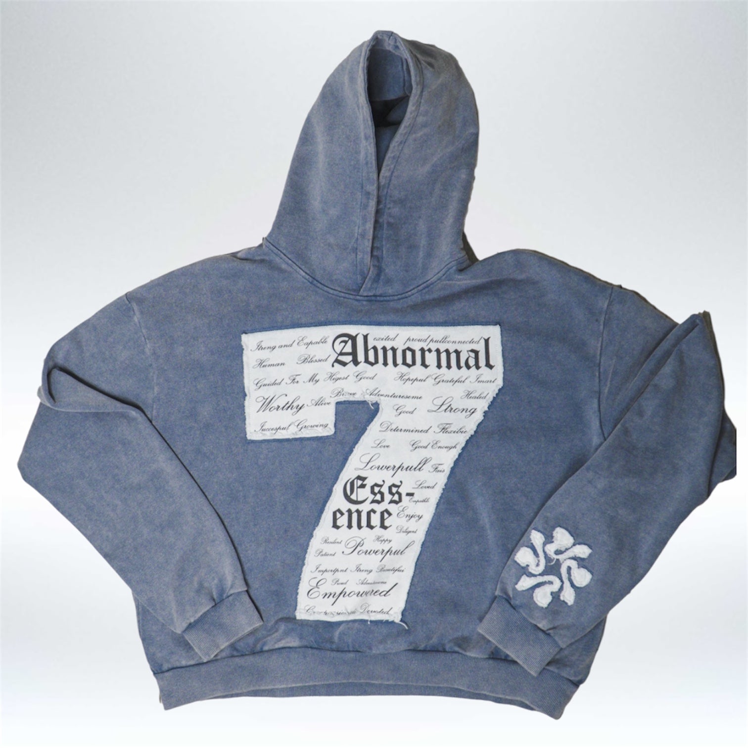"Untamed Confidence" Hoodie (Denim Blue)