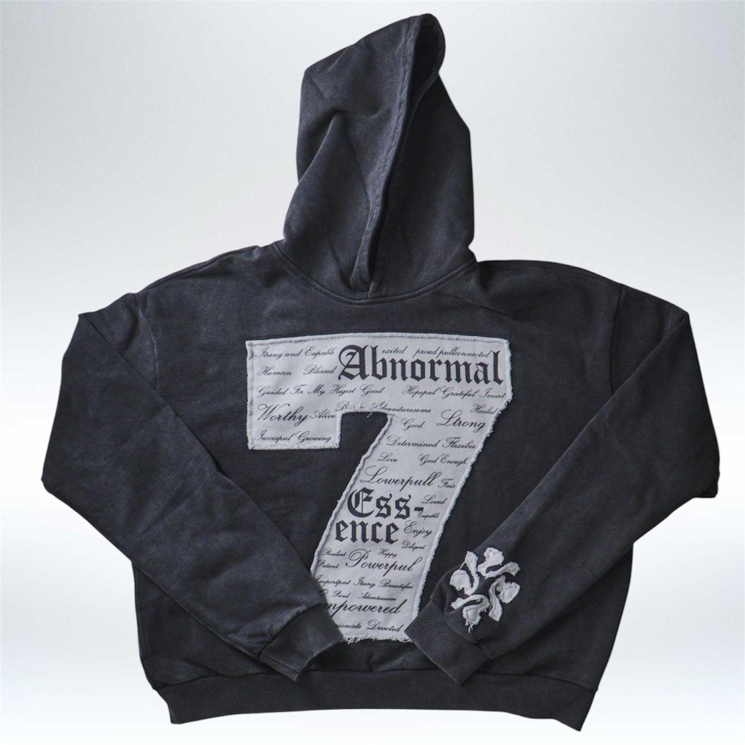 "Untamed Confidence" Hoodie (Vintage Black)