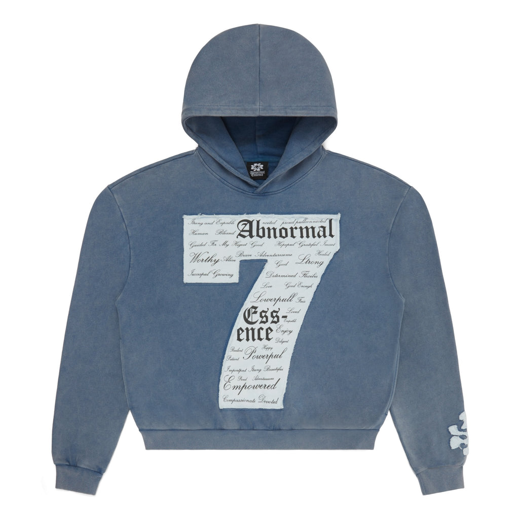 "Untamed Confidence" Hoodie (Denim Blue) - Abnormal Essence